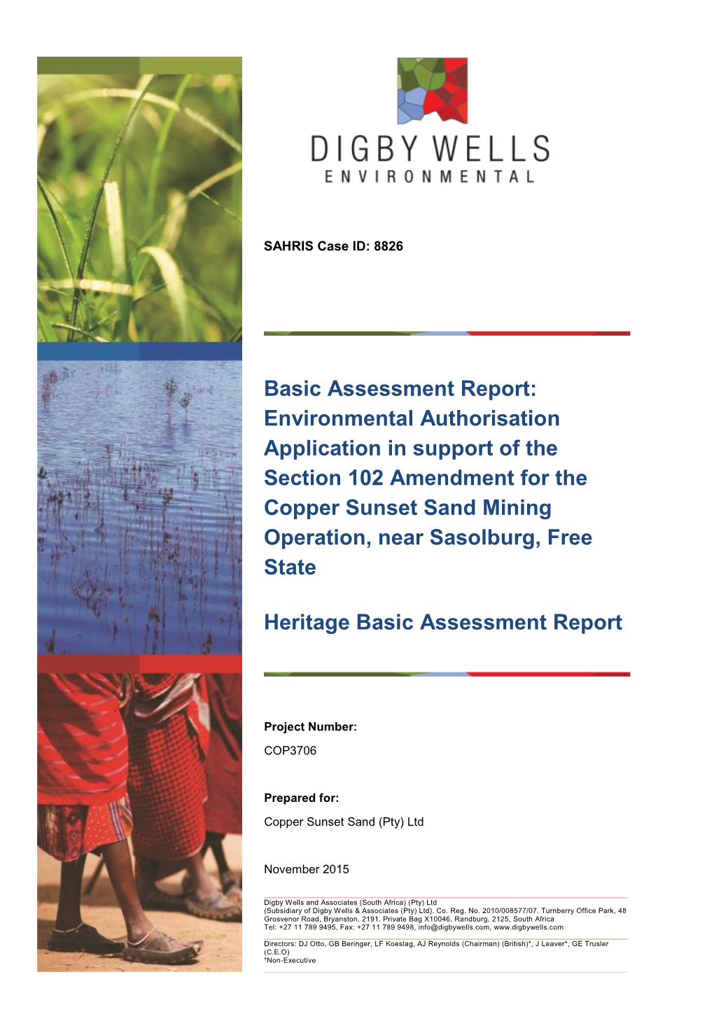 Basic Assessment Report