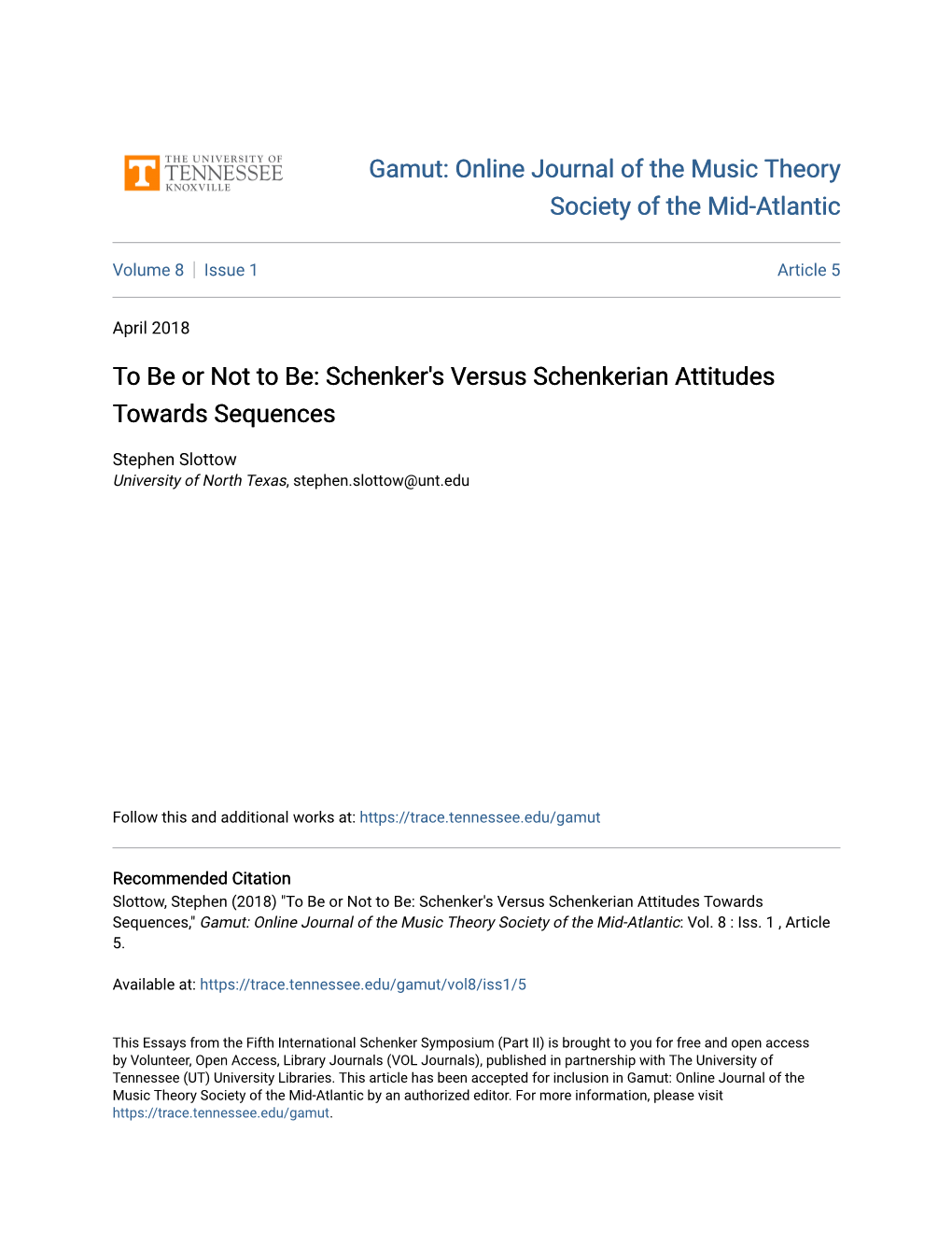 Schenker's Versus Schenkerian Attitudes Towards Sequences