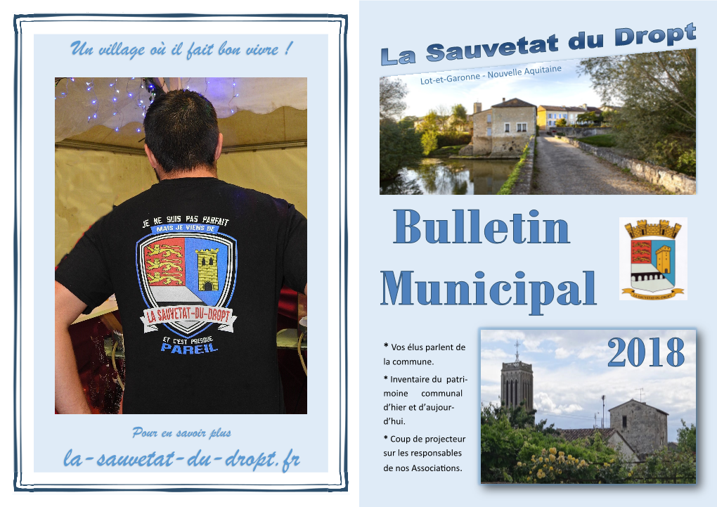 Bulletin Municipal Un Village Où Il Fait Bon Vivre !