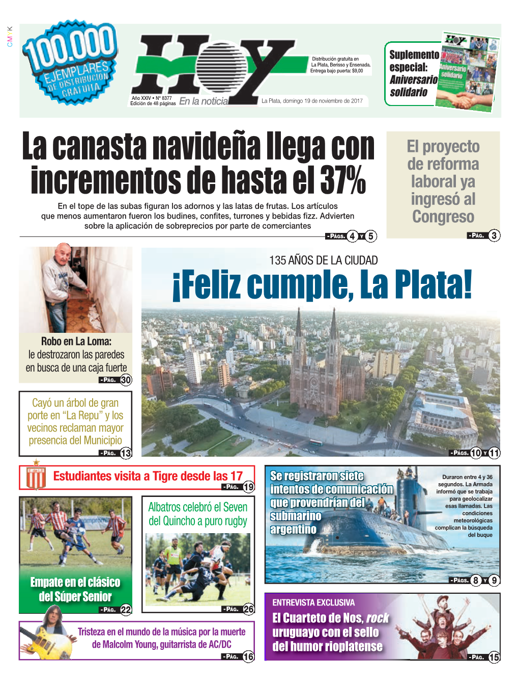 ¡Feliz Cumple, La Plata!