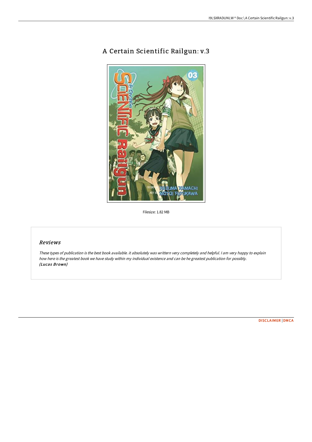 Download Doc < a Certain Scientific Railgun