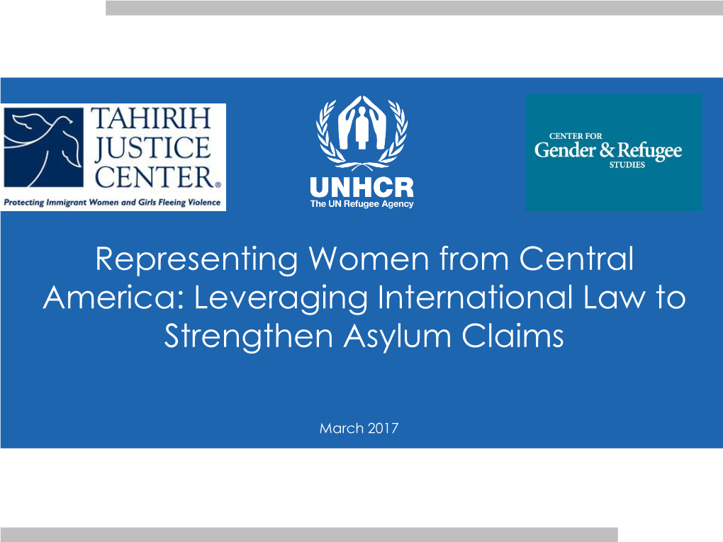 Leveraging International Law to Strengthen Asylum Claims