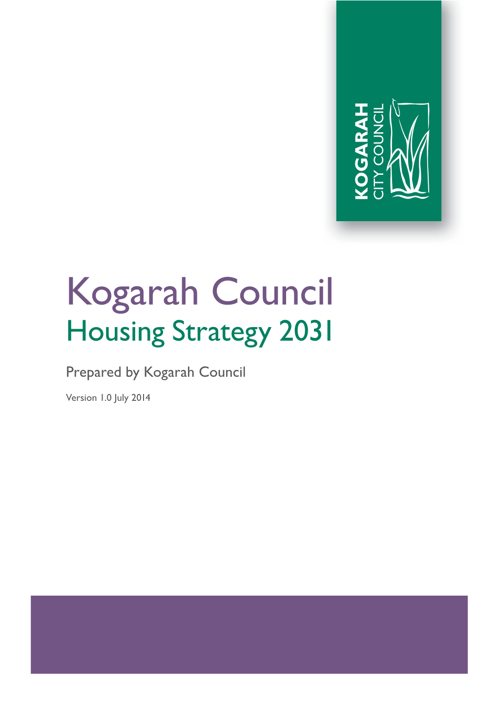 Kogarah Housing Strategy 2031