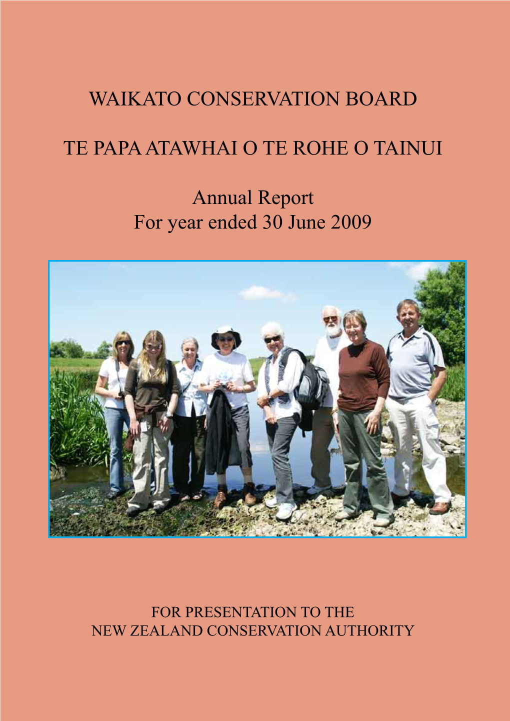 Waikato Conservation Board Annual Report 2008-2009