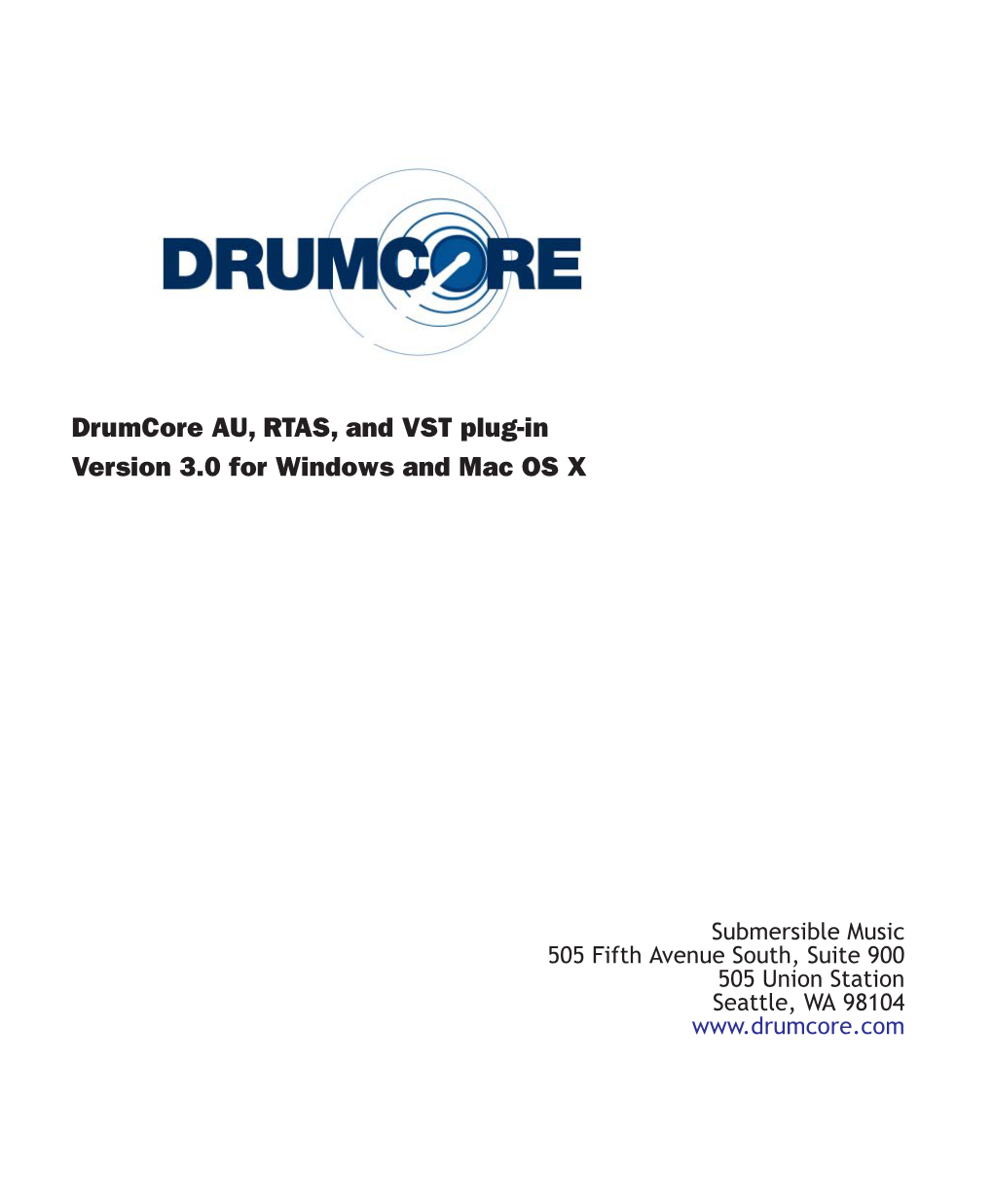 Download the Drumcore 3 Plug-In User Guide