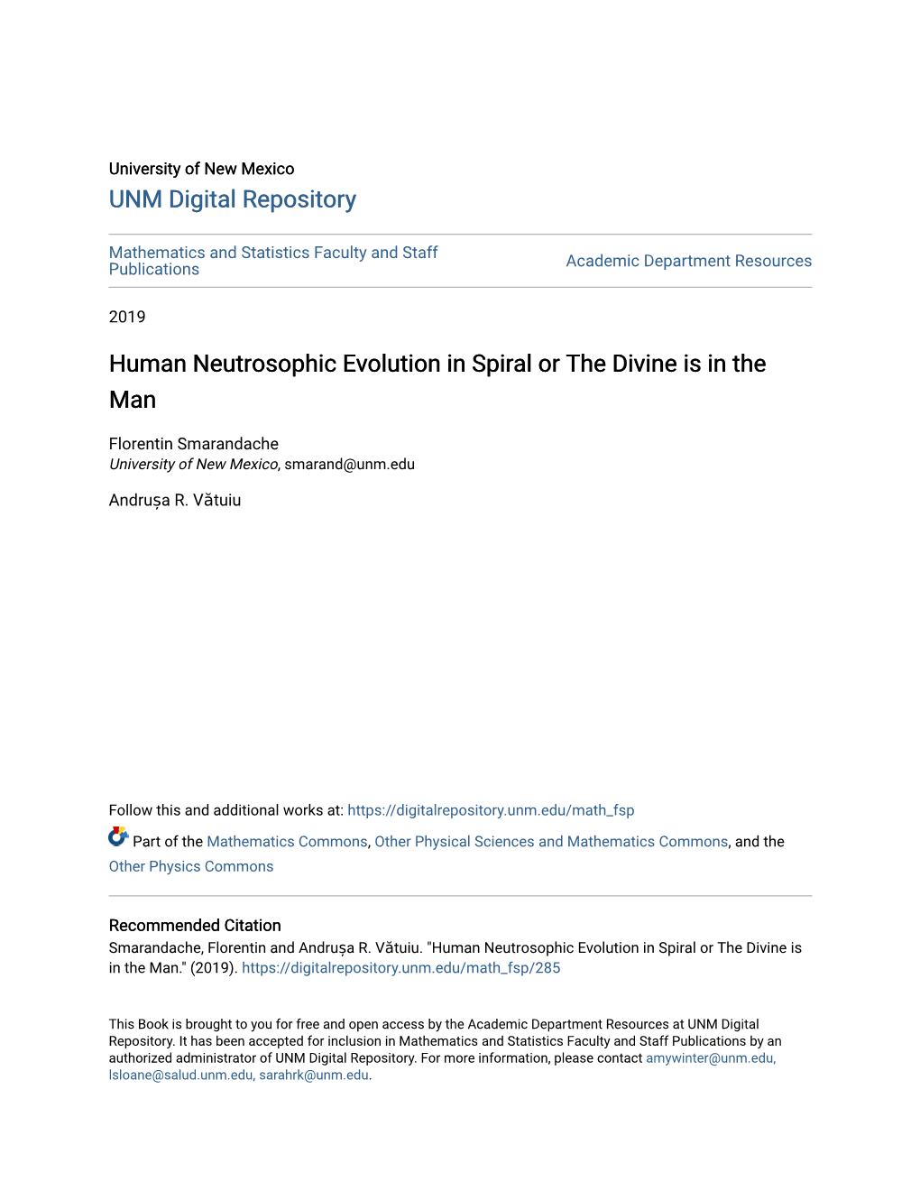 Human Neutrosophic Evolution in Spiral Or the Divine Is in the Man