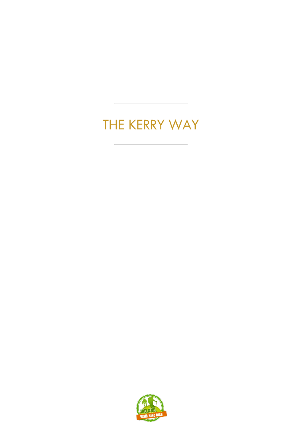 The Kerry Way Itinerary at a Glance