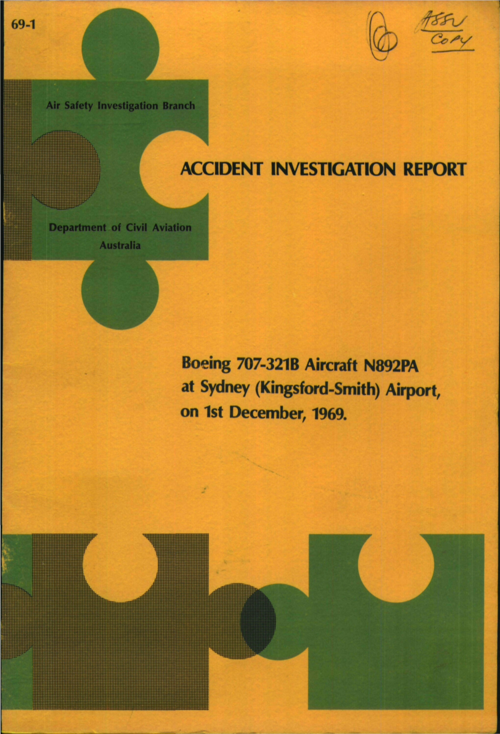 ACCIDENT INVESTIGATION REPORT Boeing 707-321B