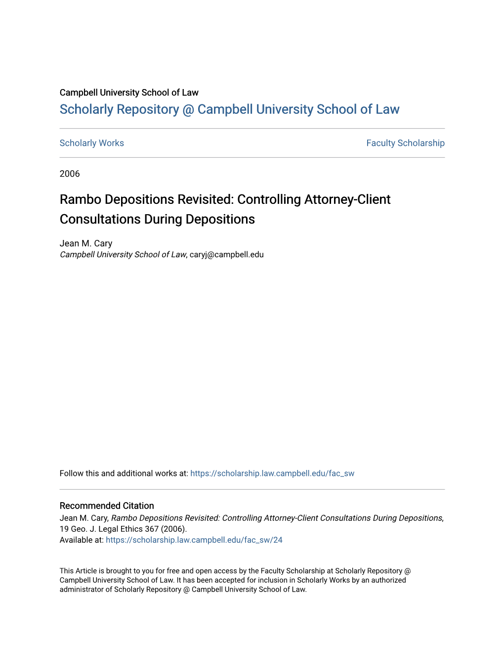 Controlling Attorney-Client Consultations During Depositions