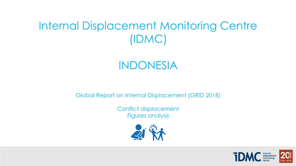 Internal Displacement Monitoring Centre (IDMC) INDONESIA