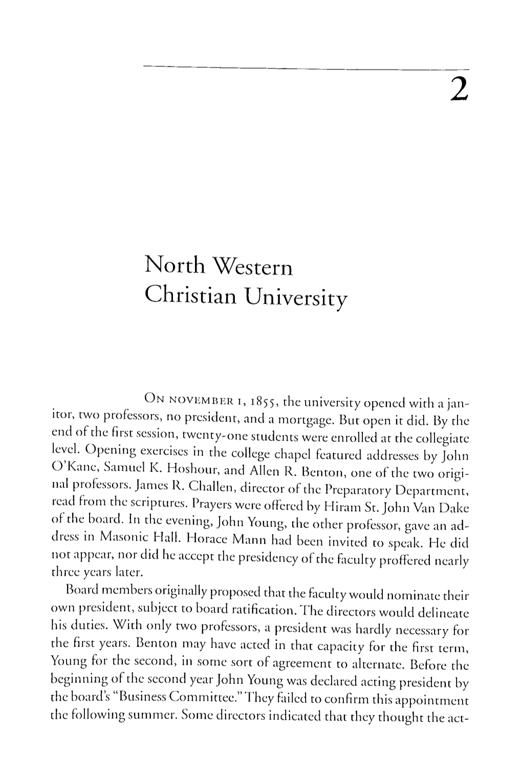 North Western Christian University