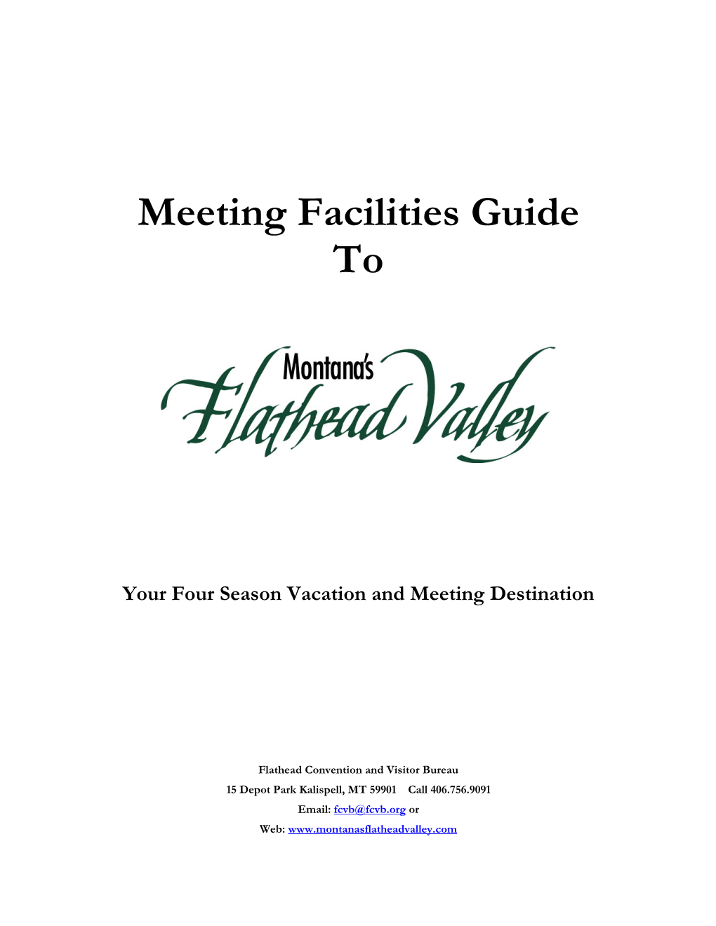 Meeting Facilities Guide To