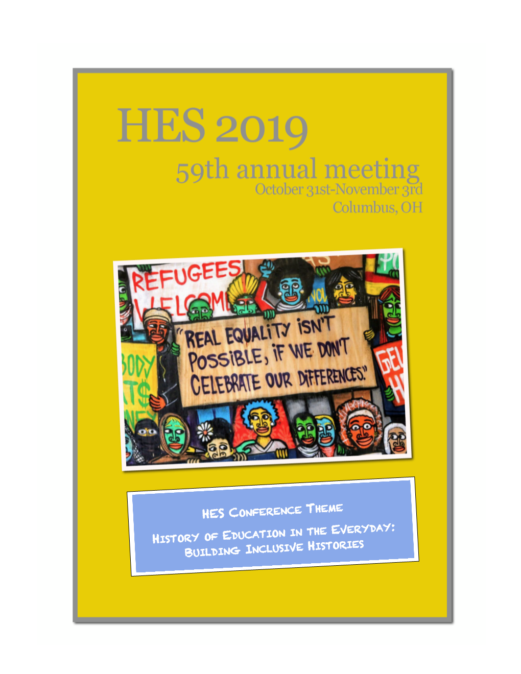 Hes Conference Theme History of Education in The