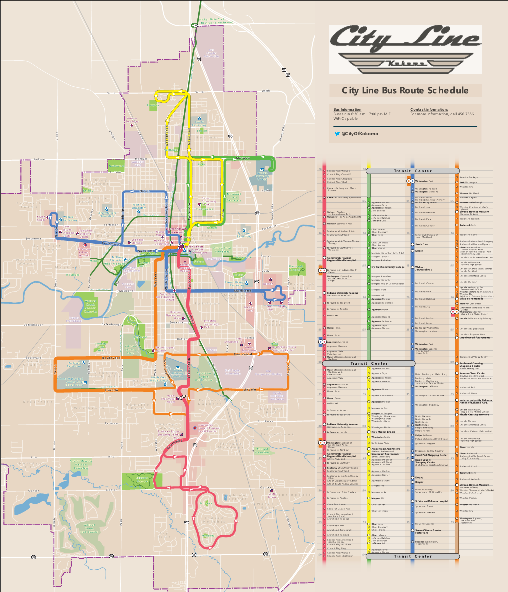 City Line Bus Route Schedule