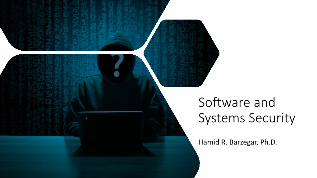 Software and Systems Security