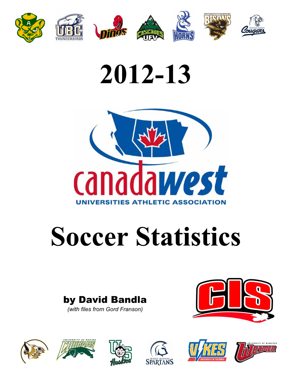 2012-13 Soccer Statistics