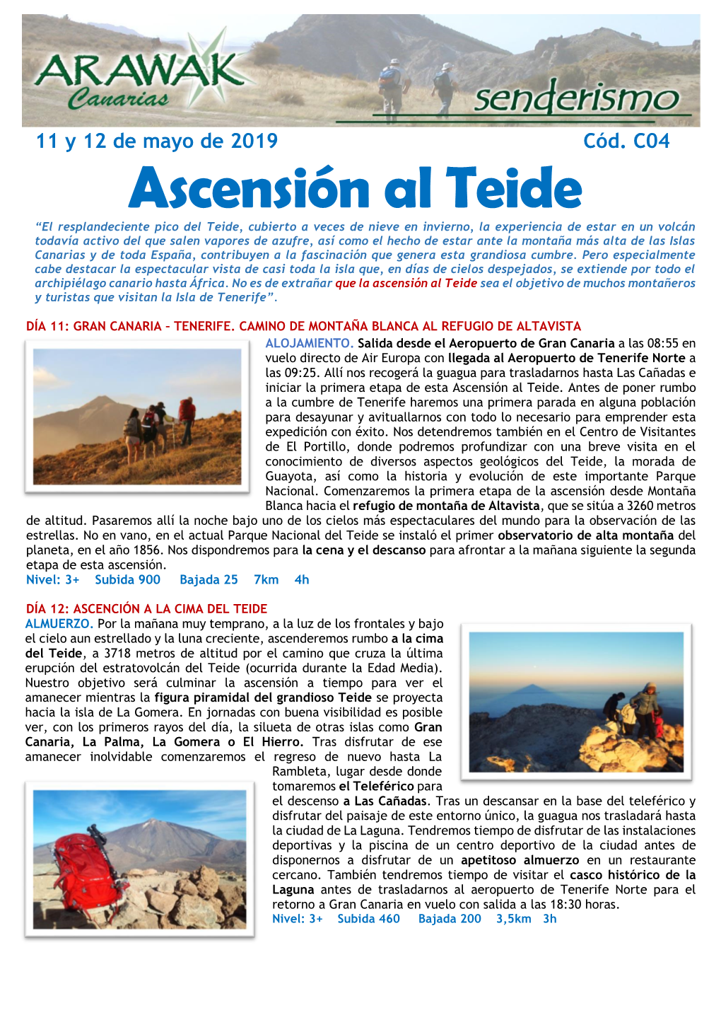 Ascensión Al Teide