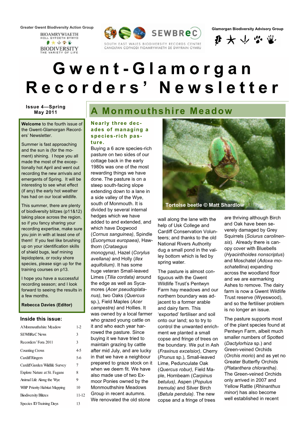 Gwent-Glamorgan Recorders' Newsletter Issue 4