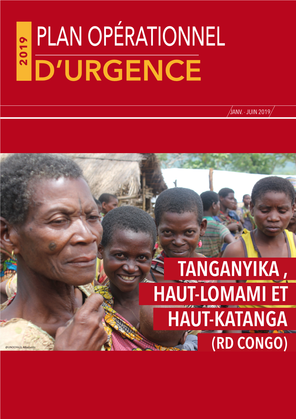 Plan Opérationnel Haut-Lomami Et Haut-Katanga Tanganyika , (Rd Congo) Janv