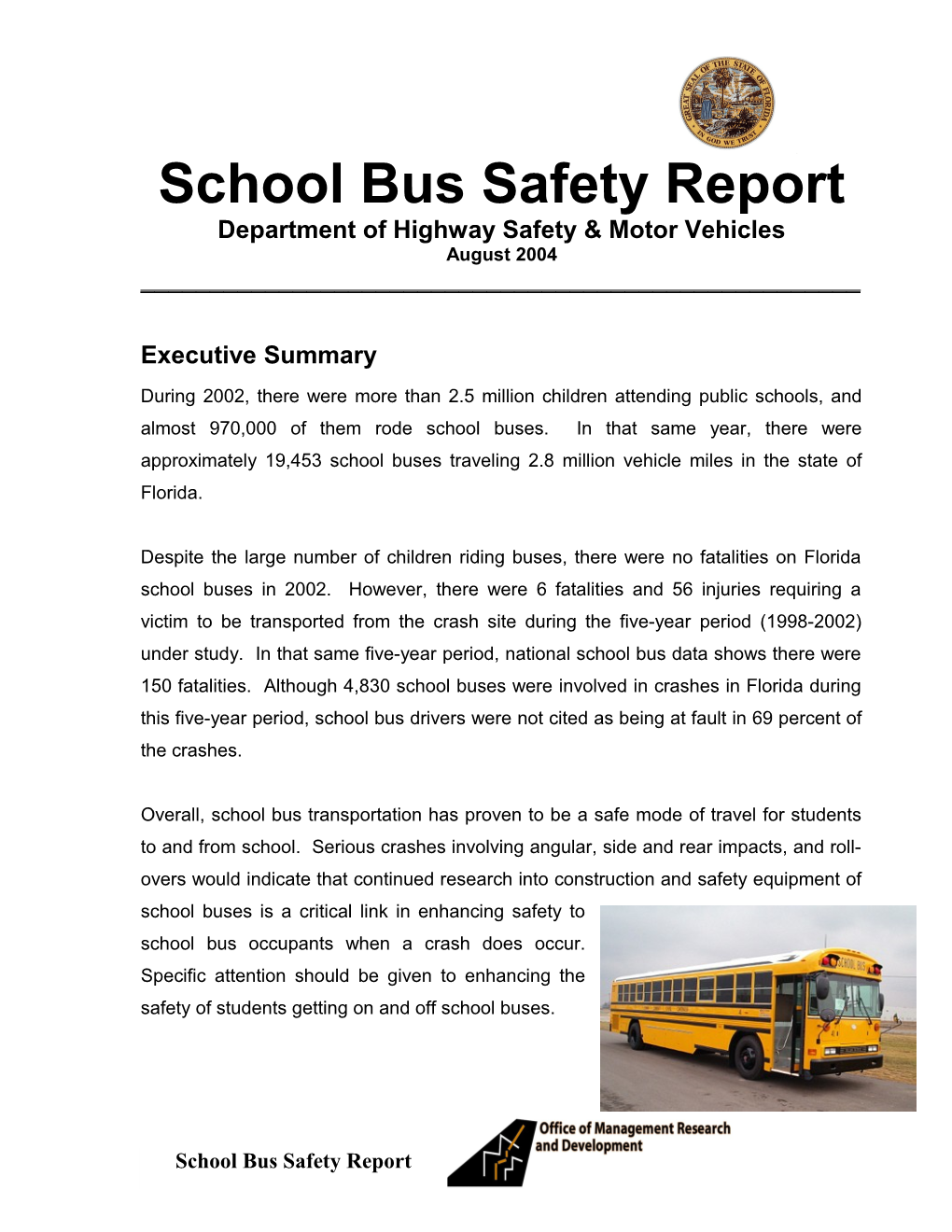 School Bus Safety Report