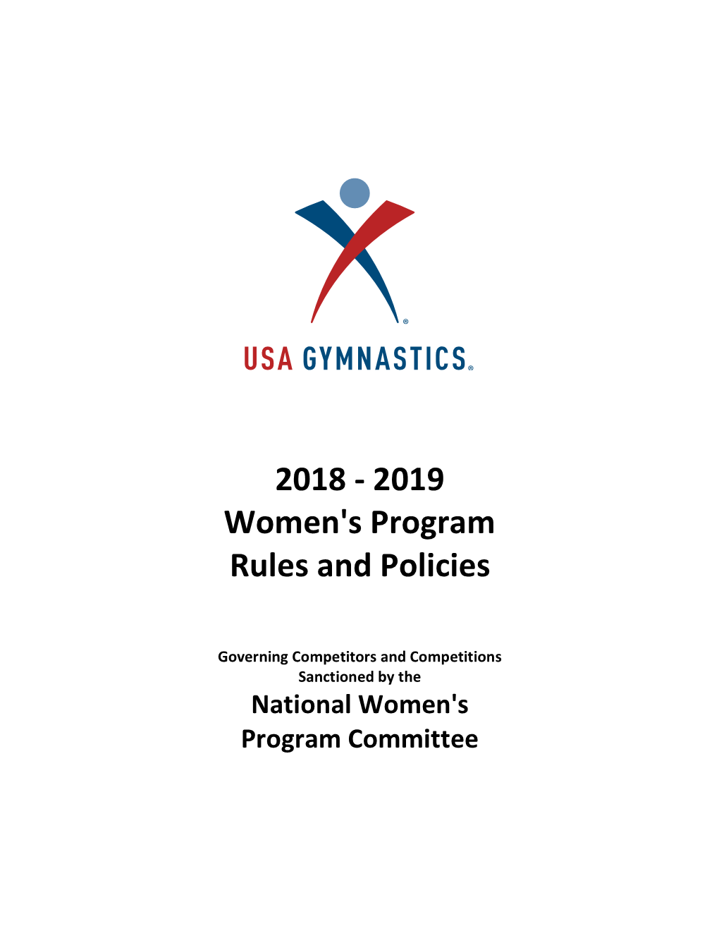 2018 - 2019 Women's Program Rules and Policies