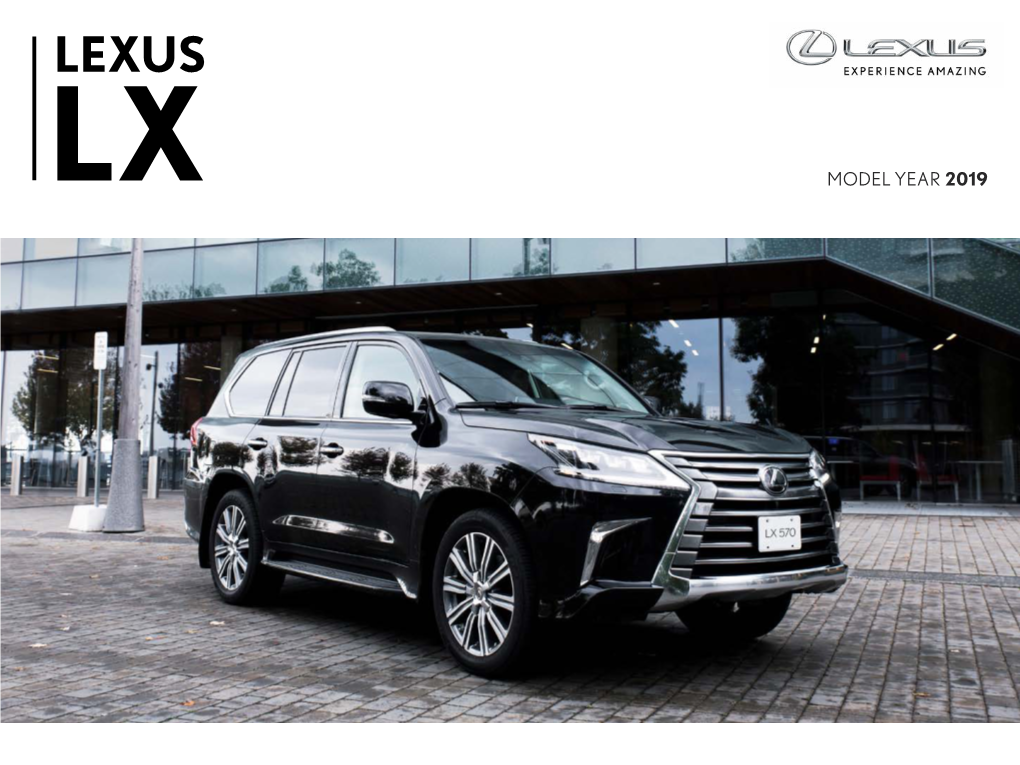 Lexus Lx Letter from Our Director | 2 Experience Something Greater