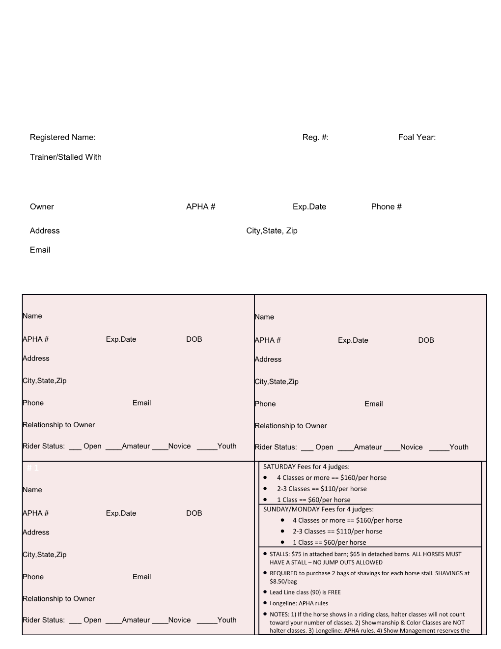 2011 Iowa Paint Horse Club Entry Form s1