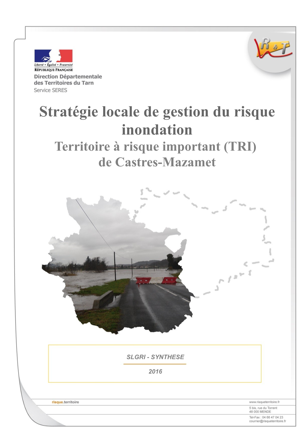 Stratégie Locale De Gestion Du Risque Inondation Territoire À Risque Important (TRI) De Castres-Mazamet