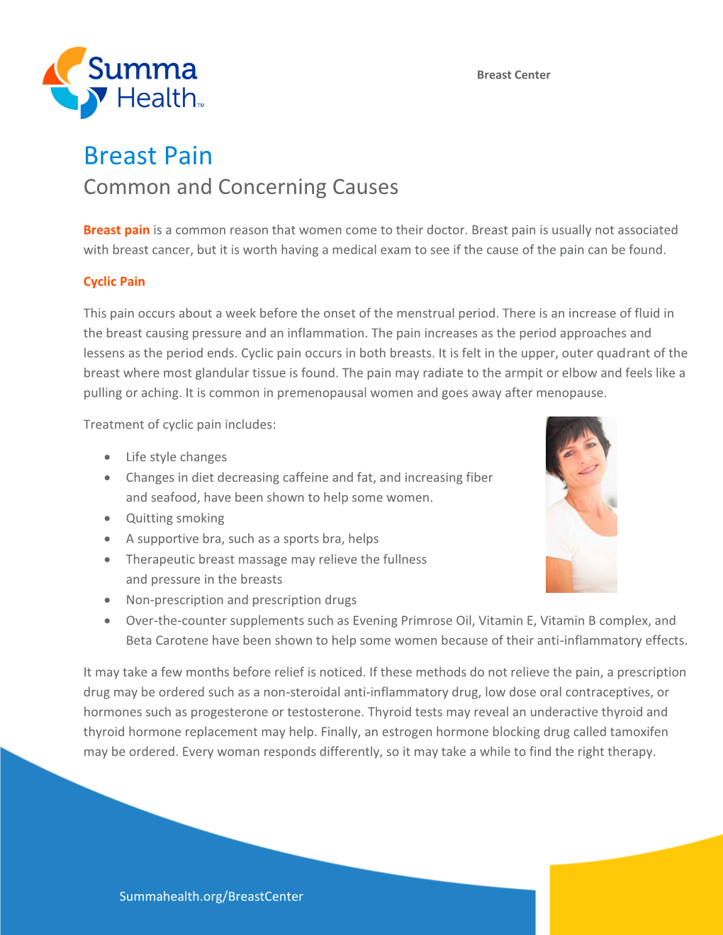 Breast Pain Common and Concerning Causes