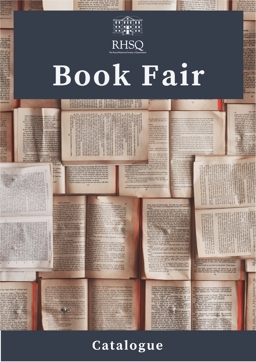 Catalogue Books and Journals for RHSQ Book Fair 2021