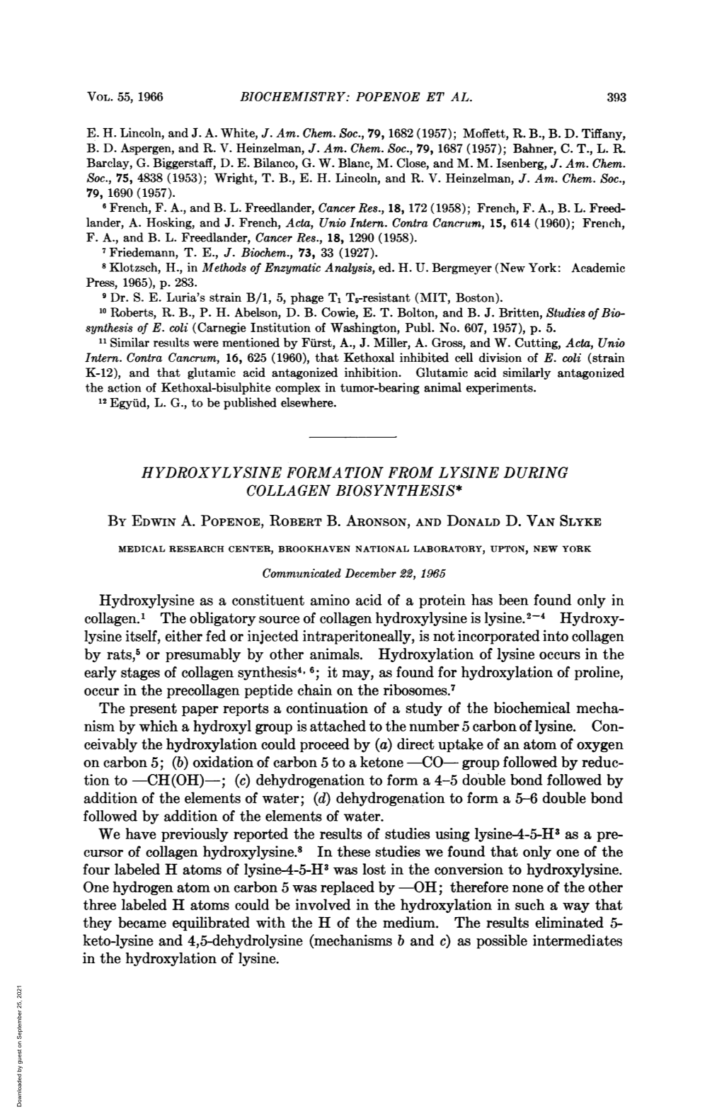 It May, As Found for Hydroxylation of Proline