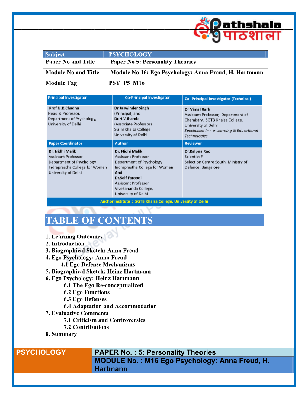 Bsc Chemistry