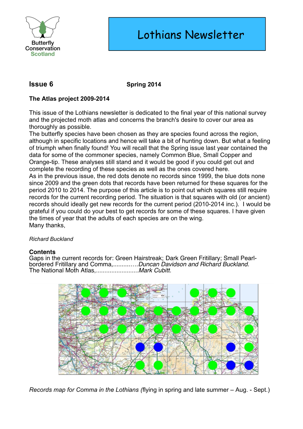 Lothian Newsletter Spring 2014