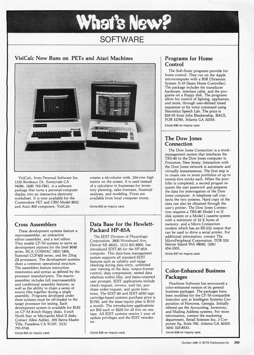 October 1980, BYTE Magazine