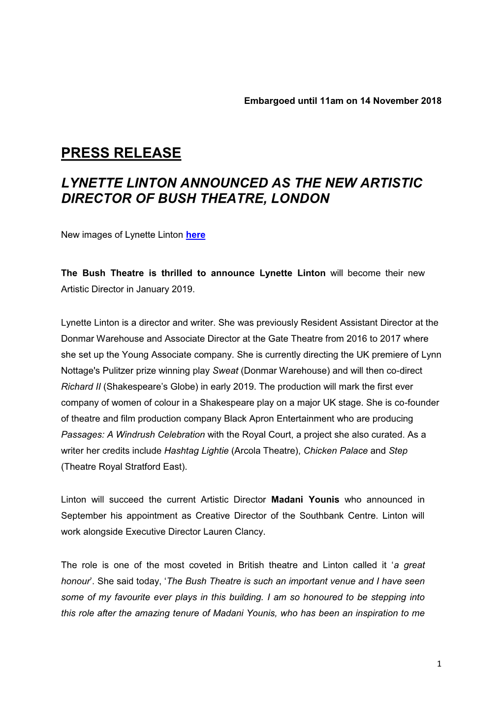 Press Release