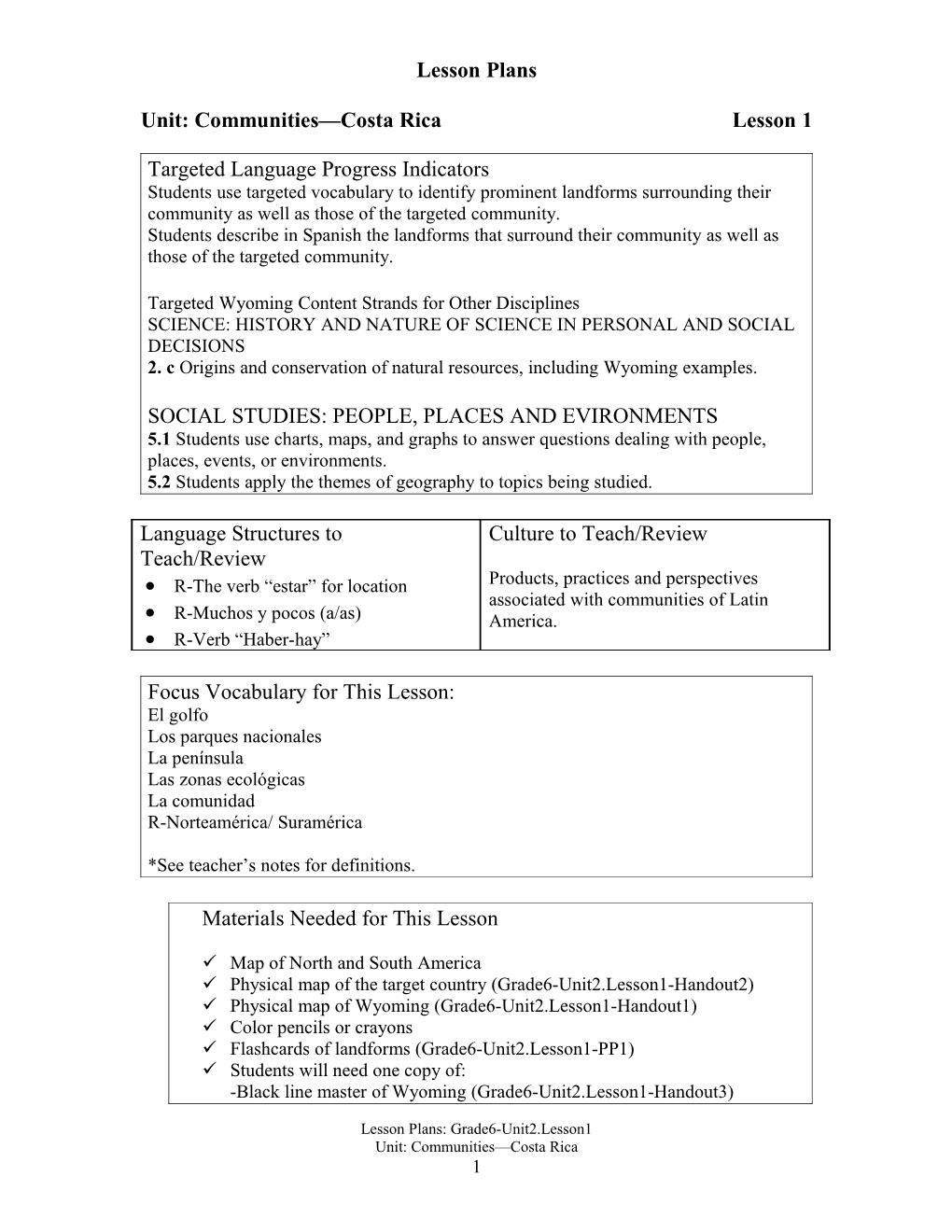 Targeted Language Progress Indicators