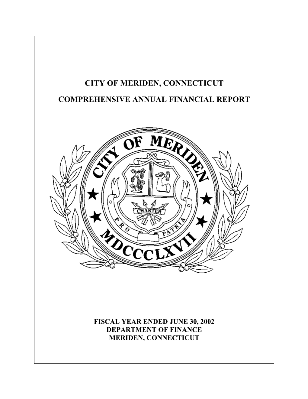 2002 Comprehensive Annual Financial Report