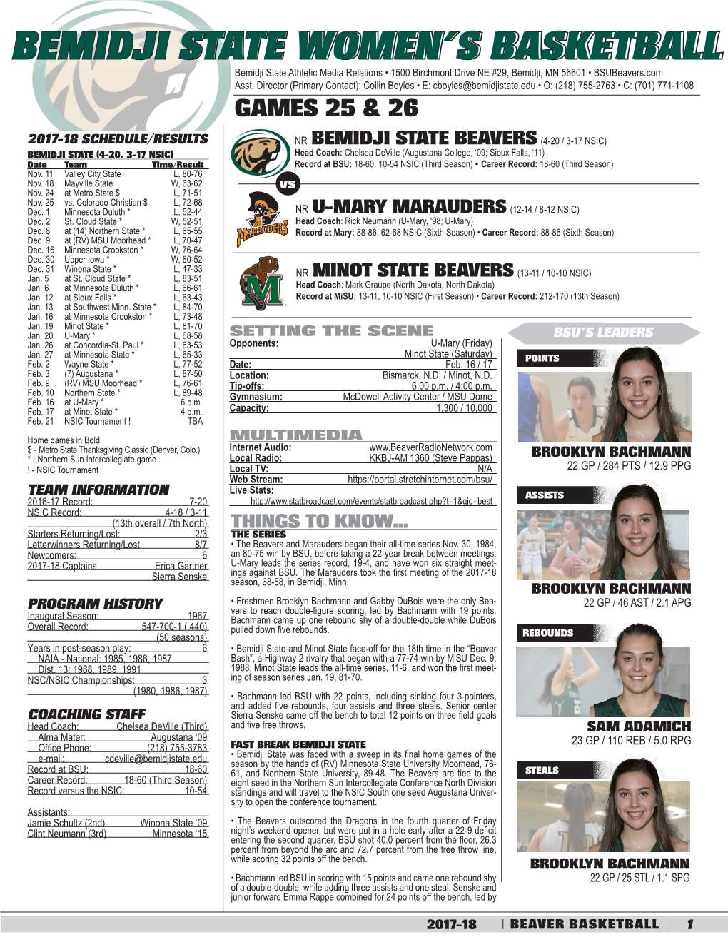 Bemidji State Women's Basketball