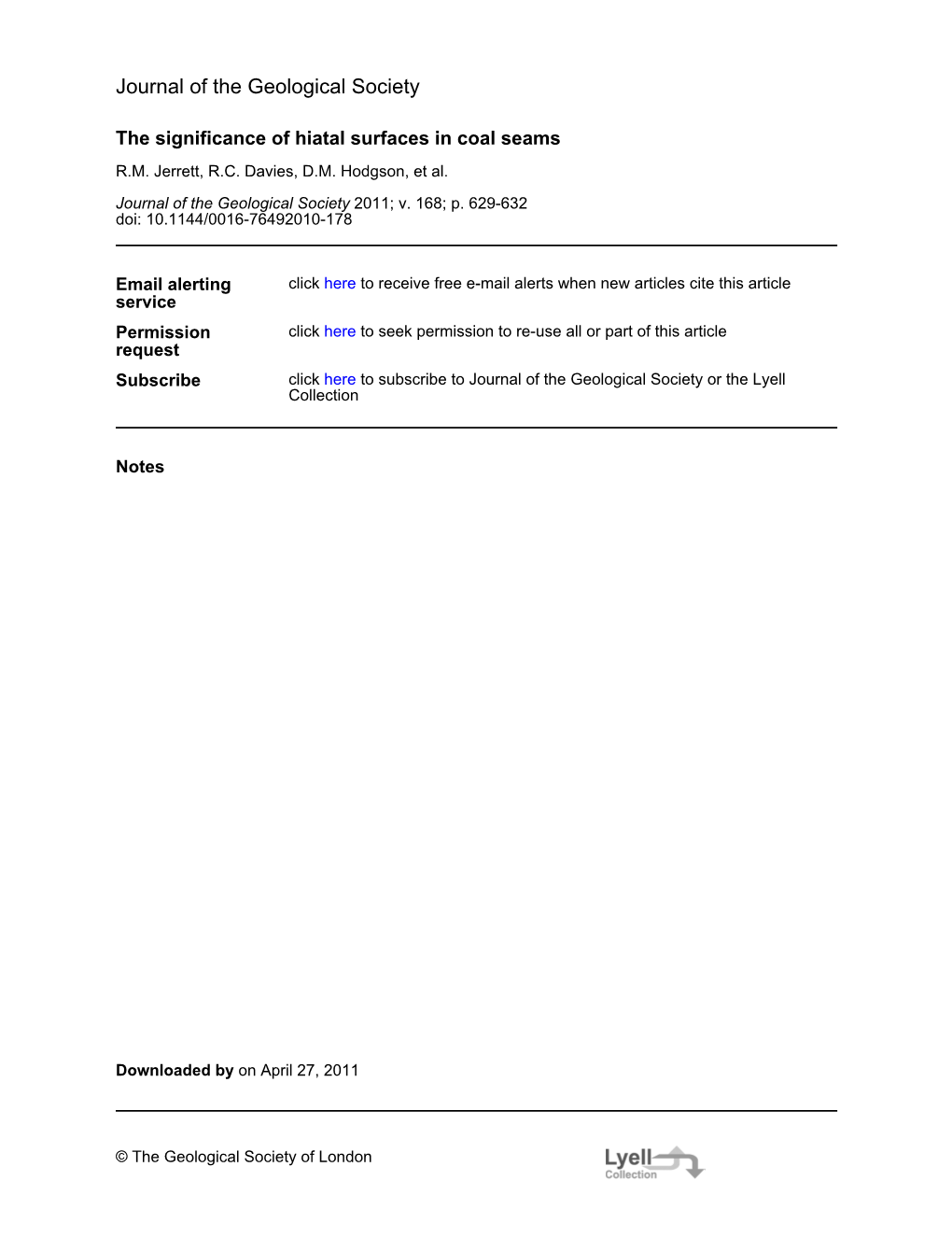 Journal of the Geological Society