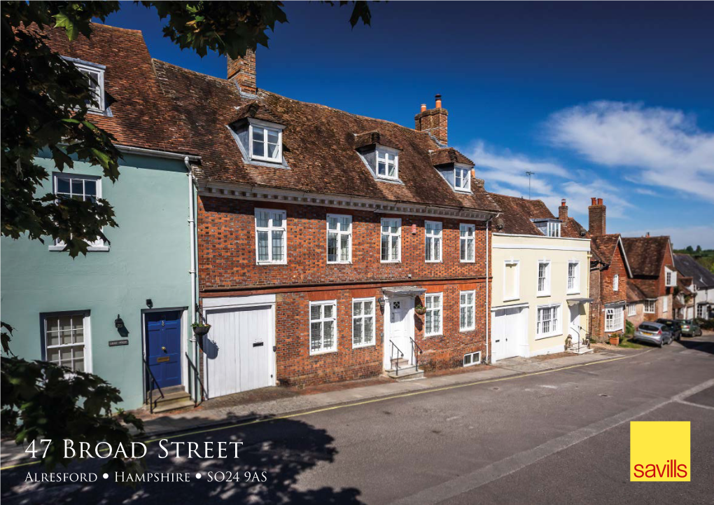 47 Broad Street Alresford • Hampshire • SO24 9AS