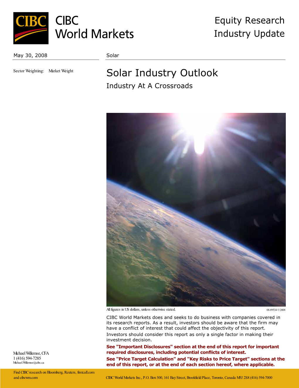 Solar Industry Outlook