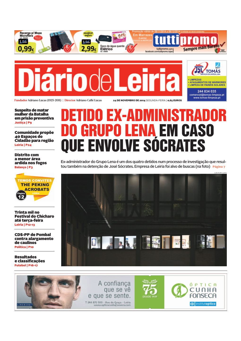 Detido Ex-Administrador Do Grupo Lena Em Caso Que Envolve Sócrates