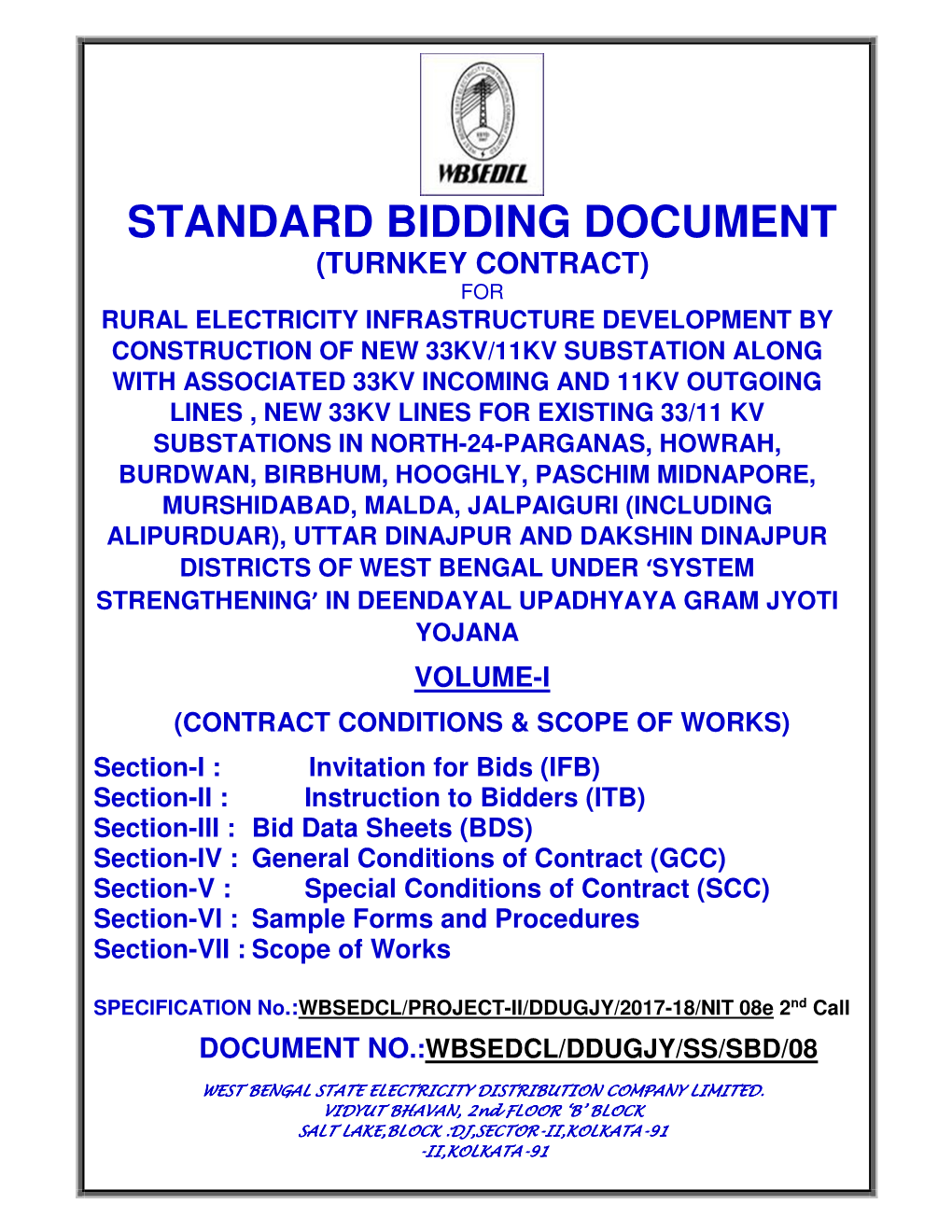 Standard Bidding Document