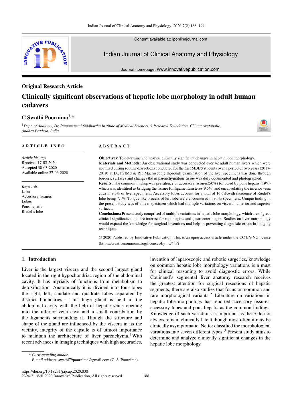 Clinically Significant Observations of Hepatic Lobe Morphology in Adult