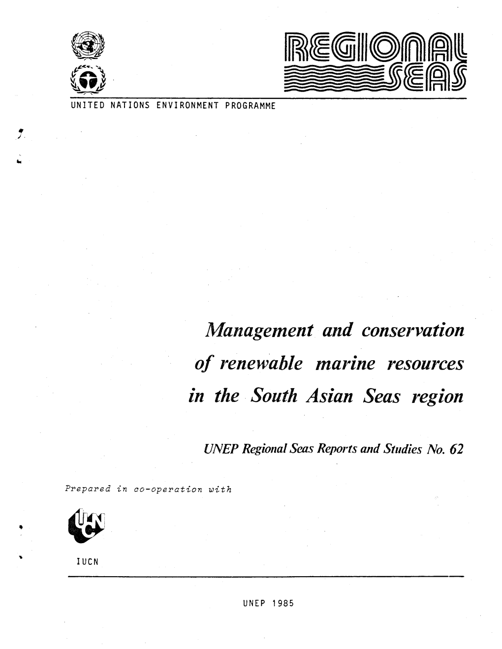 Management and Conservation of Renewable Marine Resources in the Indian Ocean Region: Overview