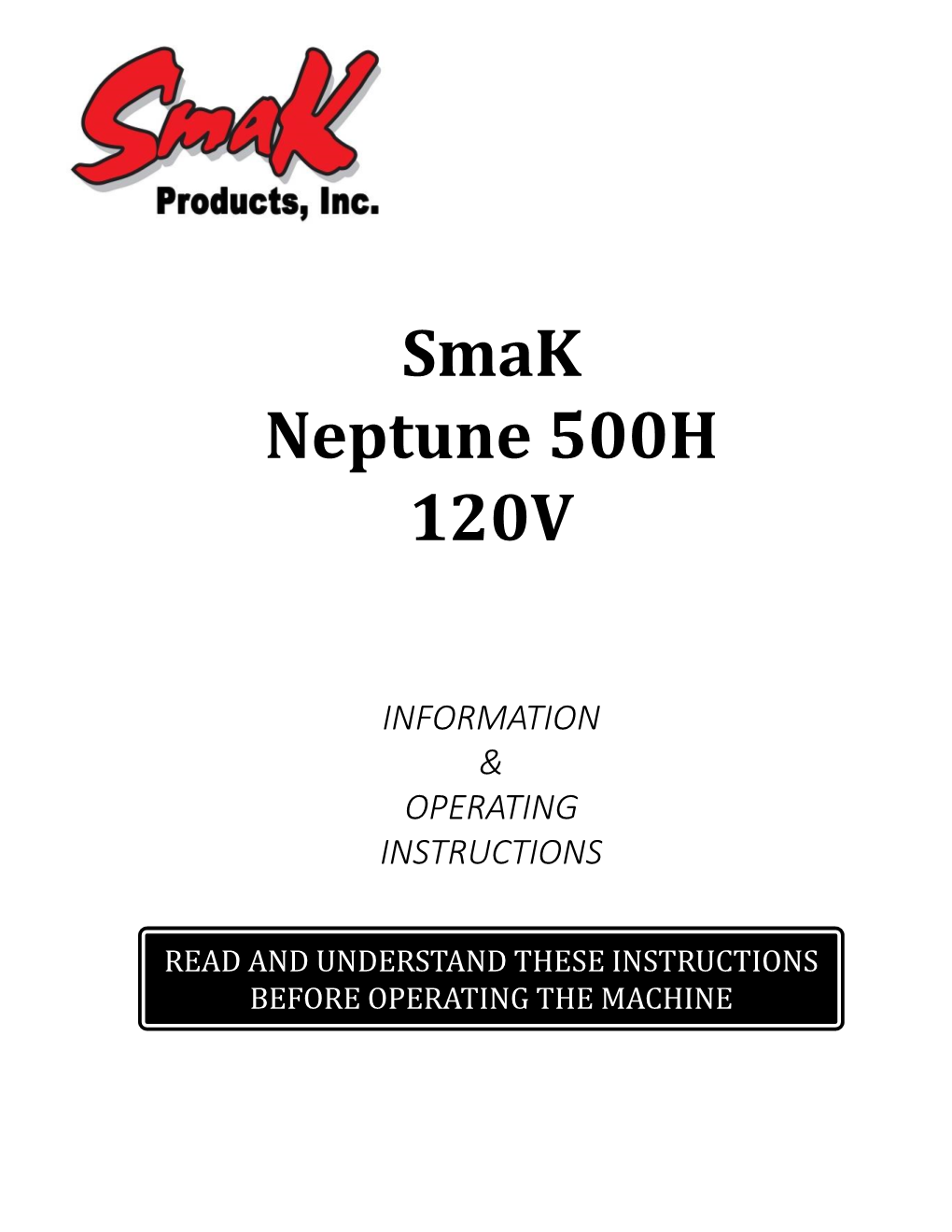 Neptune 500H User Manual