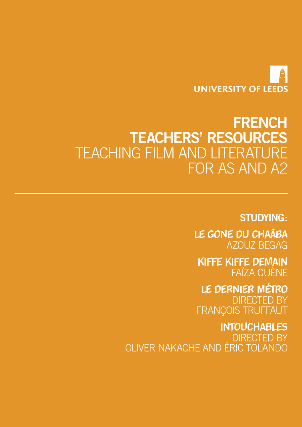 French Teachers' Resources Teaching Film And