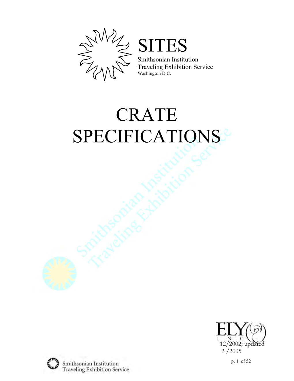 Download SITES Crate Specifications