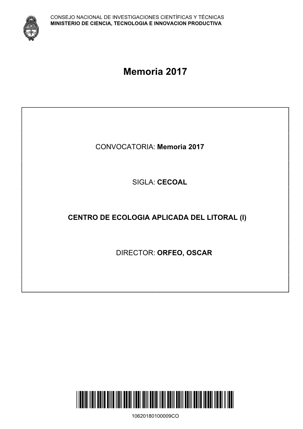 Memoria 2017