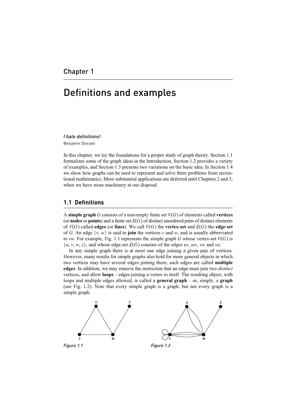 Definitions and Examples